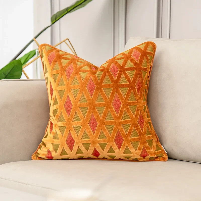 Housse de coussin velours