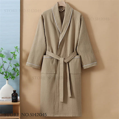 Peignoir de bain homme éponge