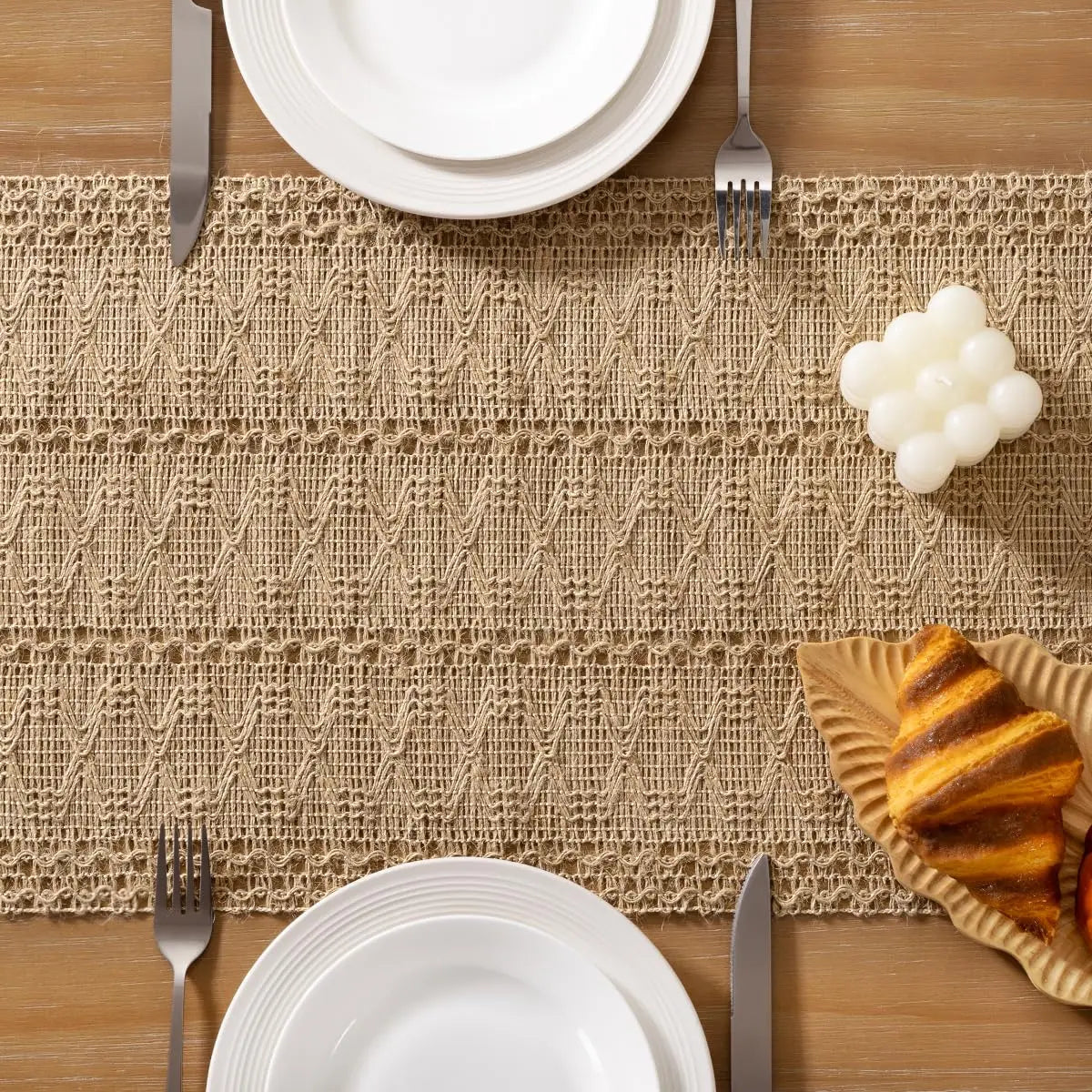 Chemin de table macramé