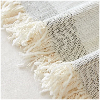 Jete de canape beige
