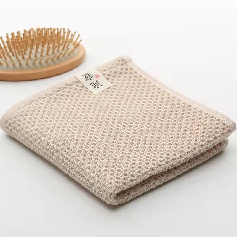 Serviette de bain nid d'abeille