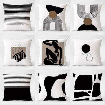 Housse de coussin blanc