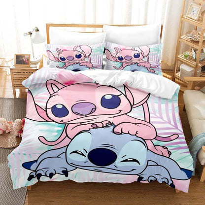 Parure de lit stitch 2 personnes