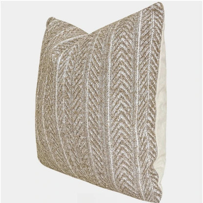 Housse de coussin gris