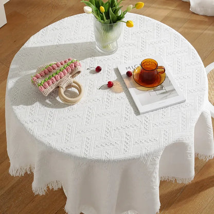 Nappe blanche anti tache