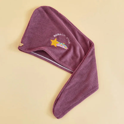 Serviette en coton pour cheveux