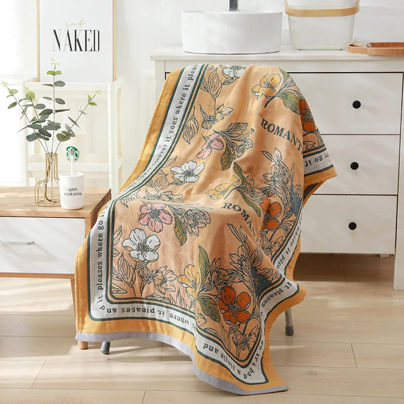 Drap de bain orange