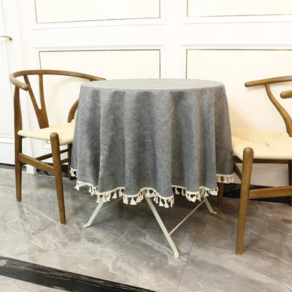 Nappe ronde tissu