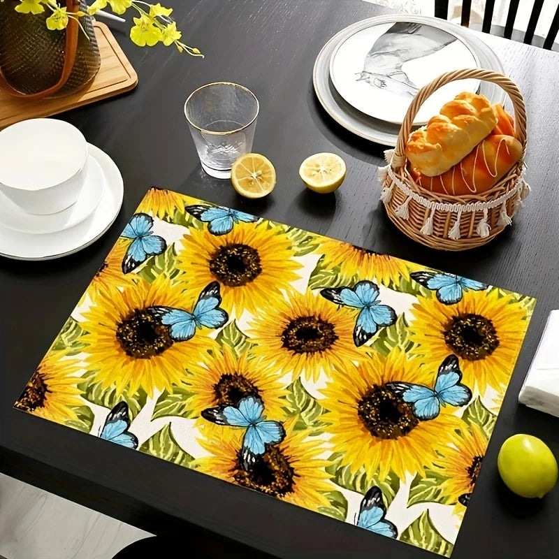 Set de table fleur