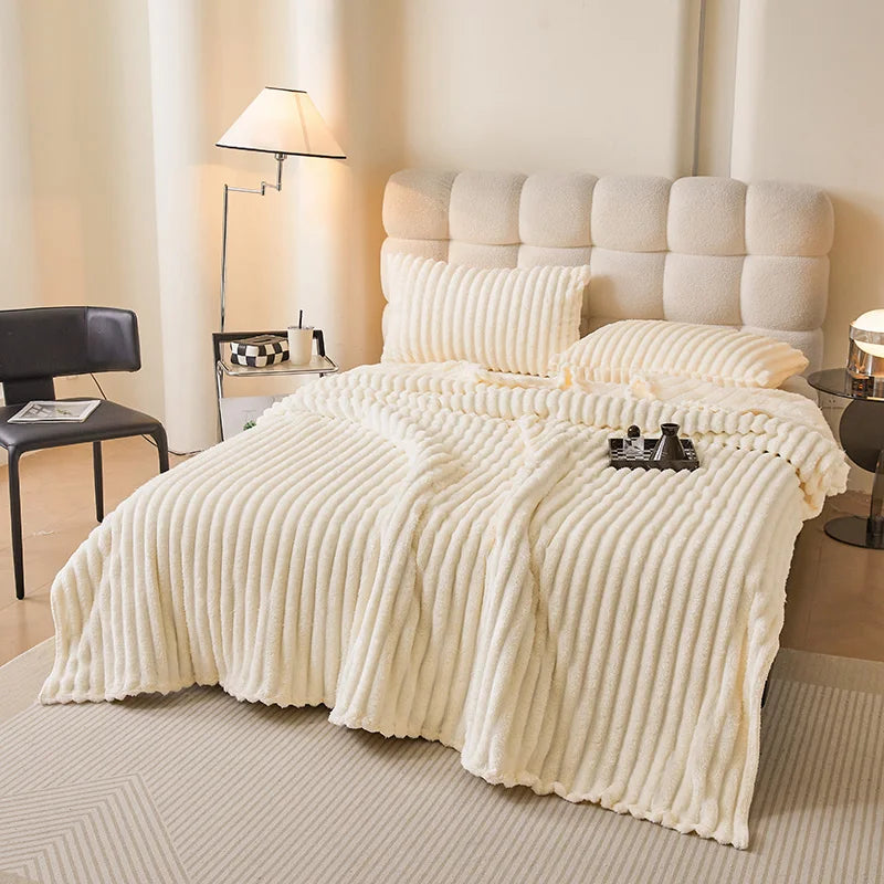 Jeté de lit velours