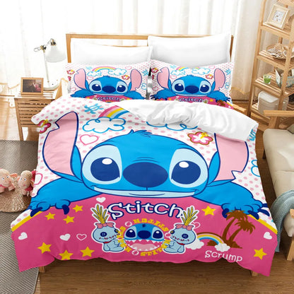 Parure de lit stitch 2 personnes