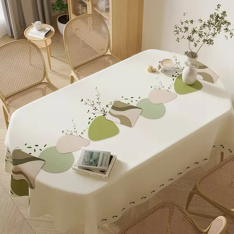 Nappes ovales anti taches