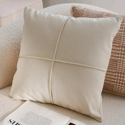 Housse de coussin marron