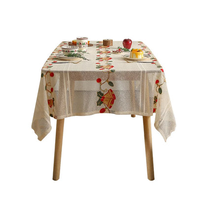 Nappe de noël rectangulaire
