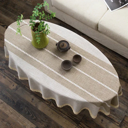 Nappe table ovale