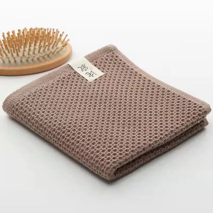 Serviette de bain nid d'abeille