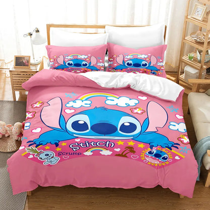 Parure de lit stitch 2 personnes