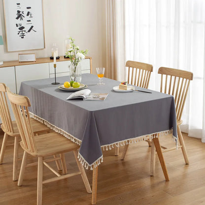 Nappe de table blanche