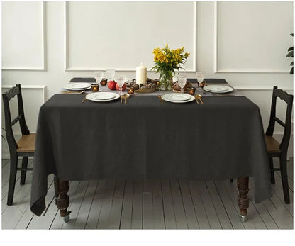 Nappe blanche en lin