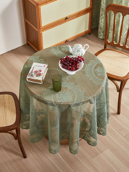 Nappe dentelle ronde