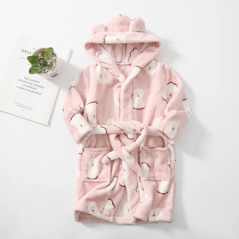 Peignoir de bain bébé fille