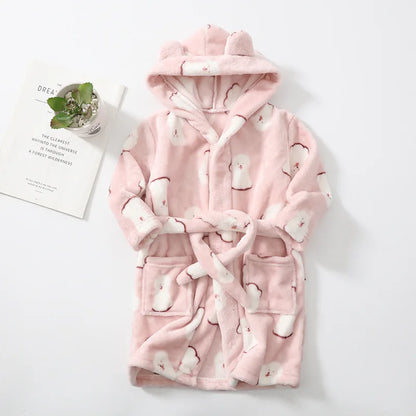 Peignoir de bain bébé fille