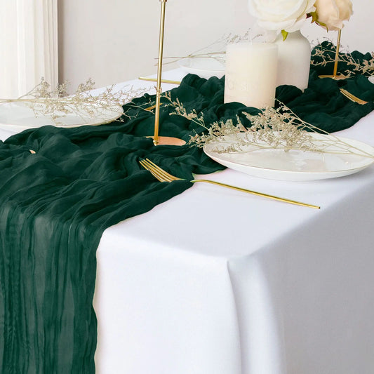 Chemin de table vert sapin
