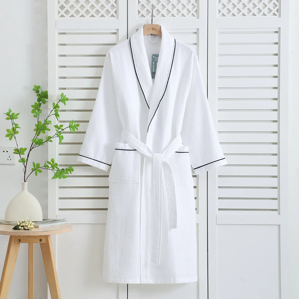 Peignoir de bain femme coton