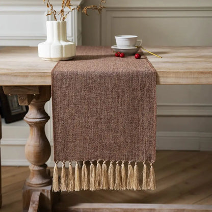 Toile de jute chemin de table