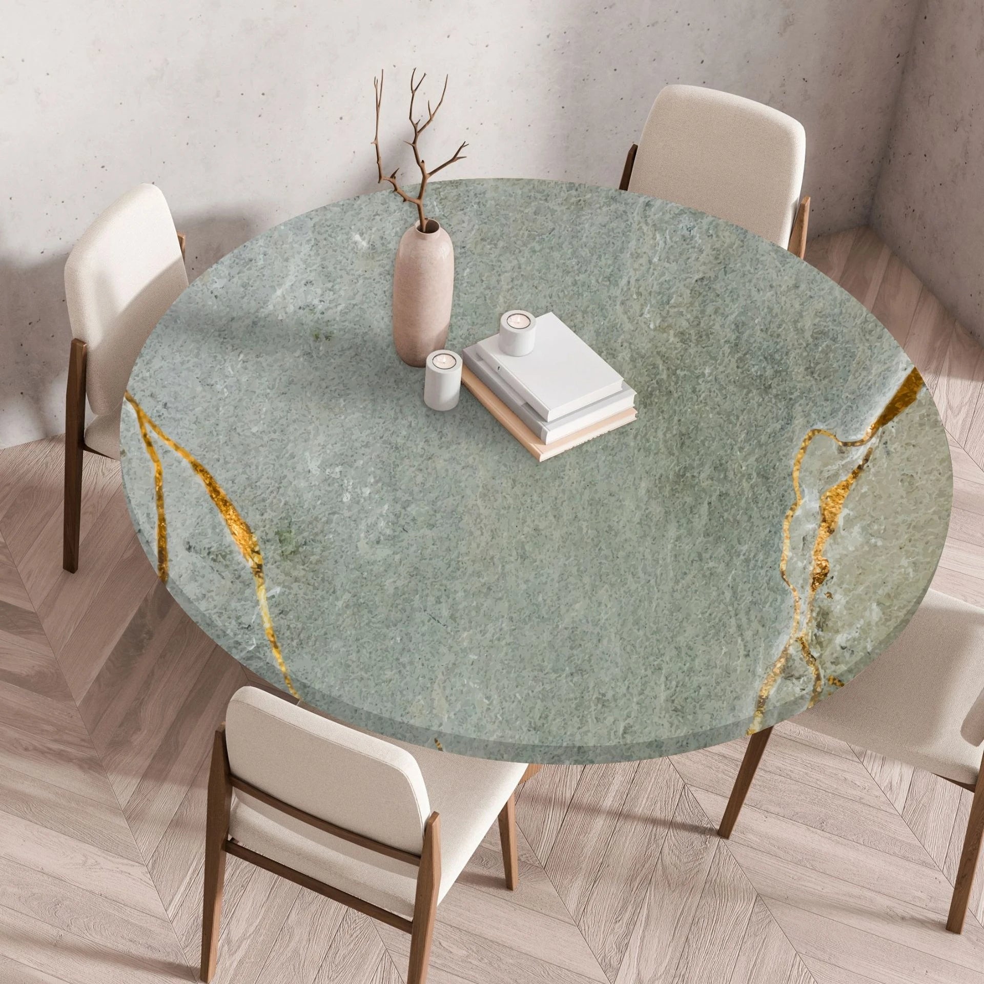 Nappe cirée transparente