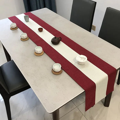 Chemin de table gaze de coton