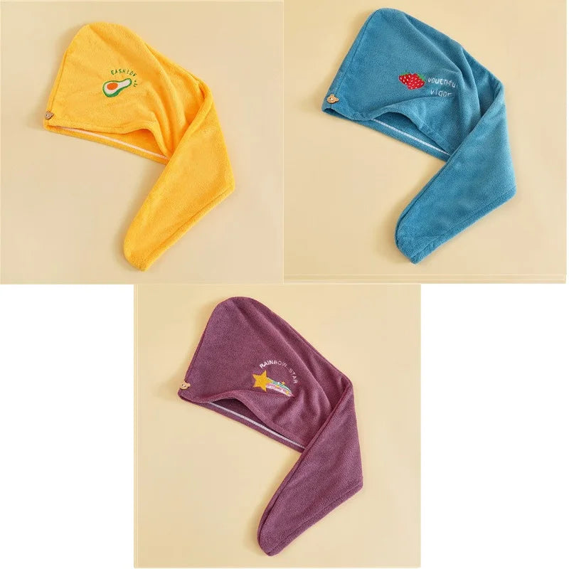 Serviette en coton pour cheveux