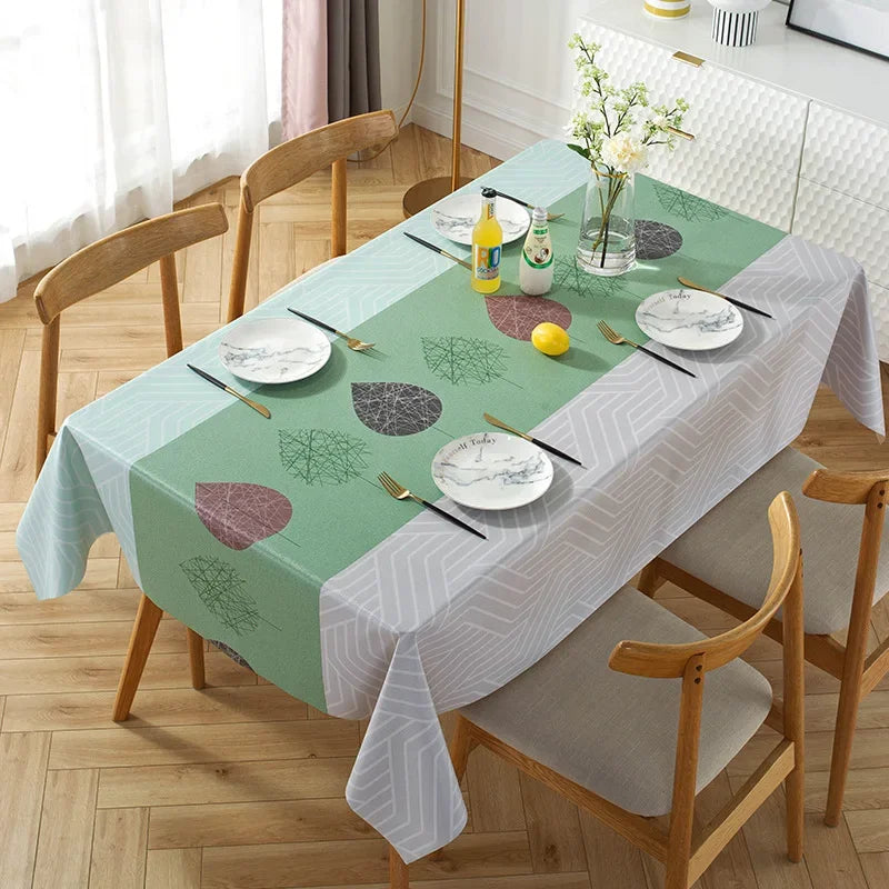 Nappe rectangulaire anti tache moderne