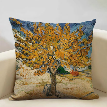 Floral cushion cover