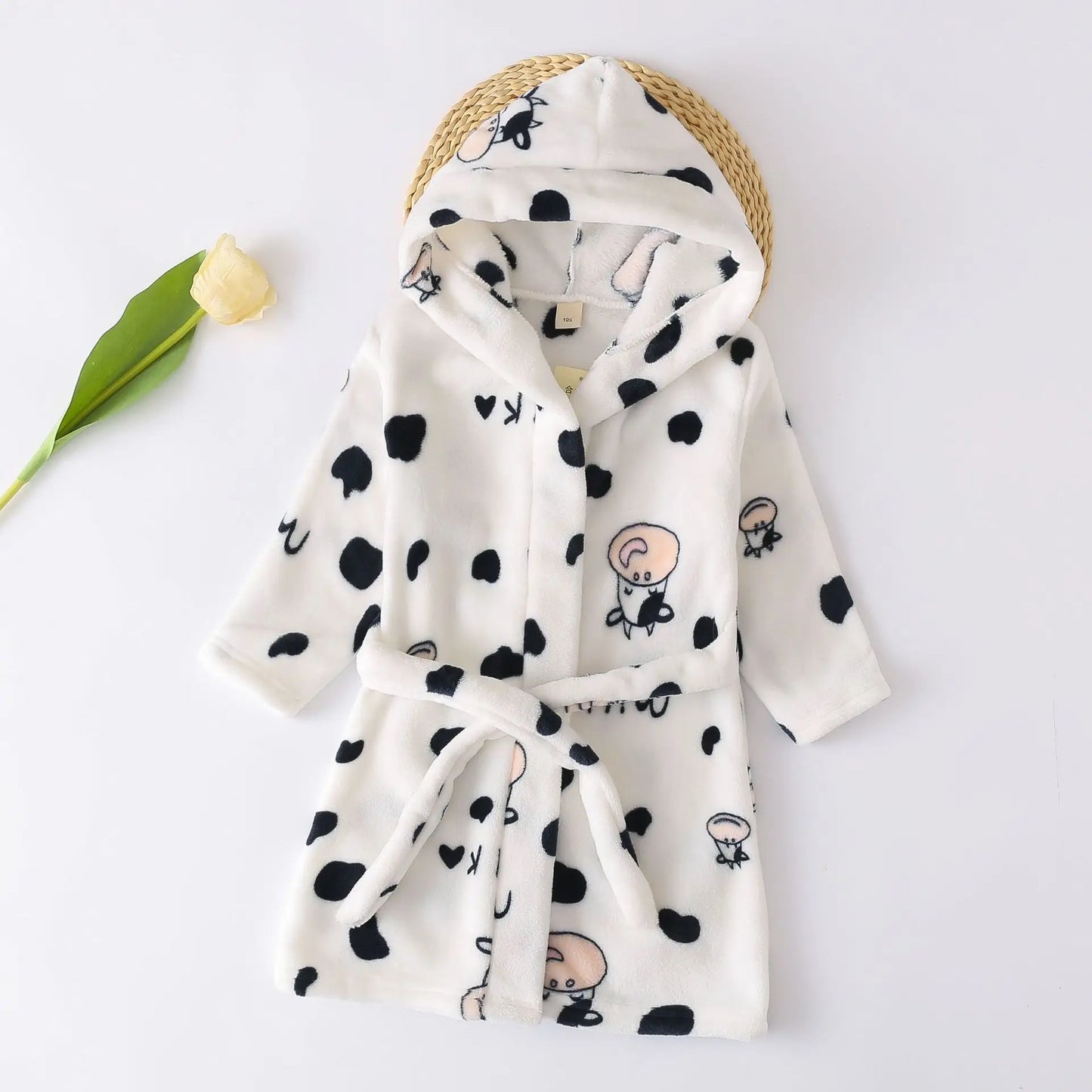 Peignoir de bain avec capuche