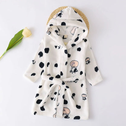 Peignoir de bain avec capuche