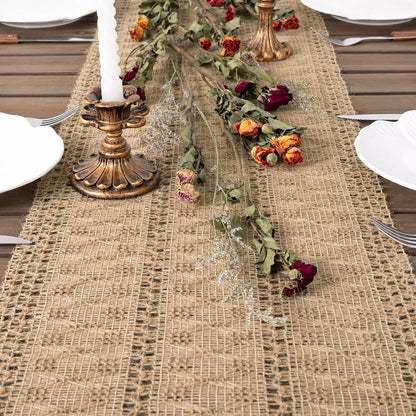 Chemin de table macramé
