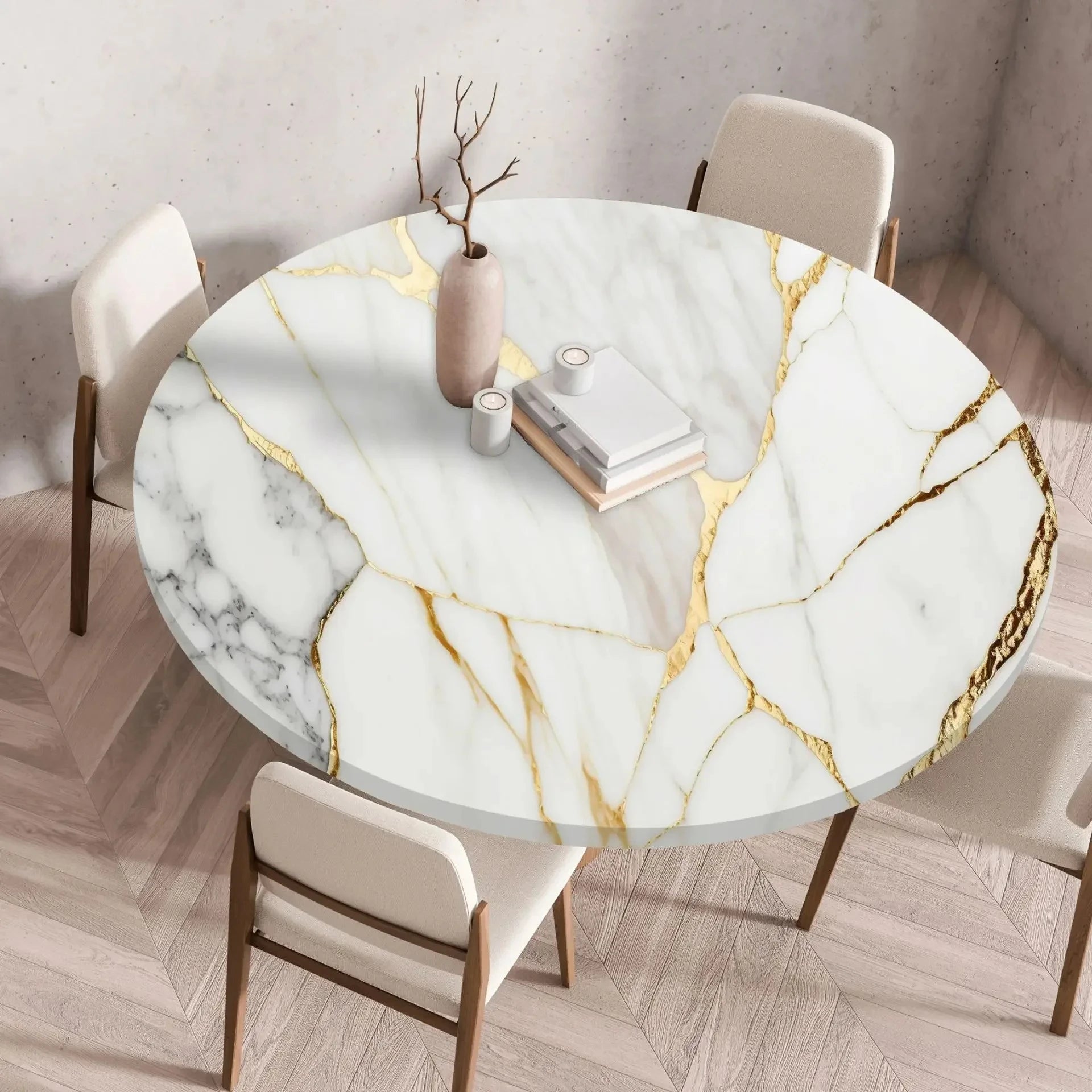 Nappe cirée transparente