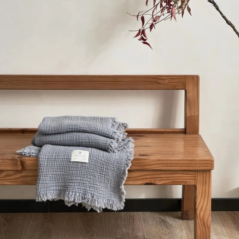 Jeté de lit blanche