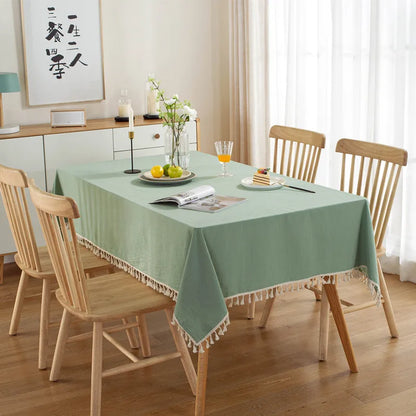 Nappe de table blanche