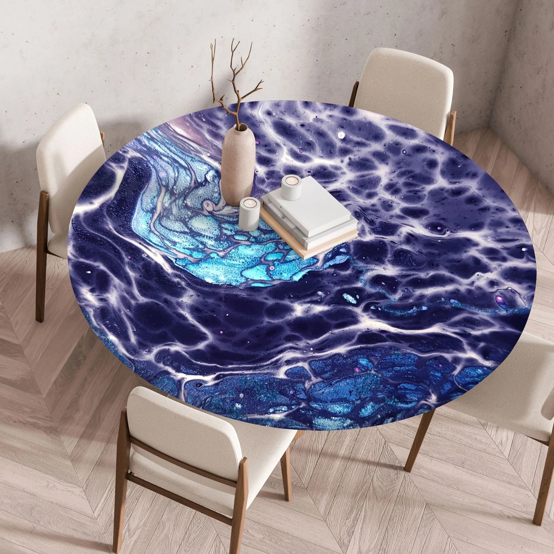 Nappe cirée transparente
