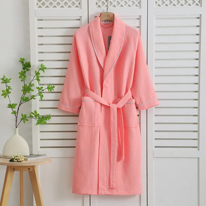 Peignoir de bain femme coton