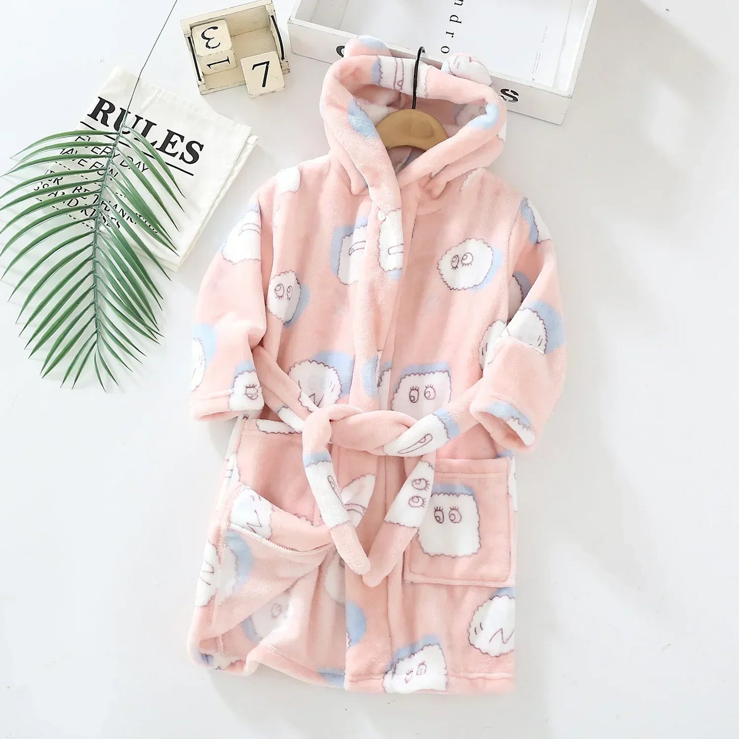Peignoir de bain bébé fille