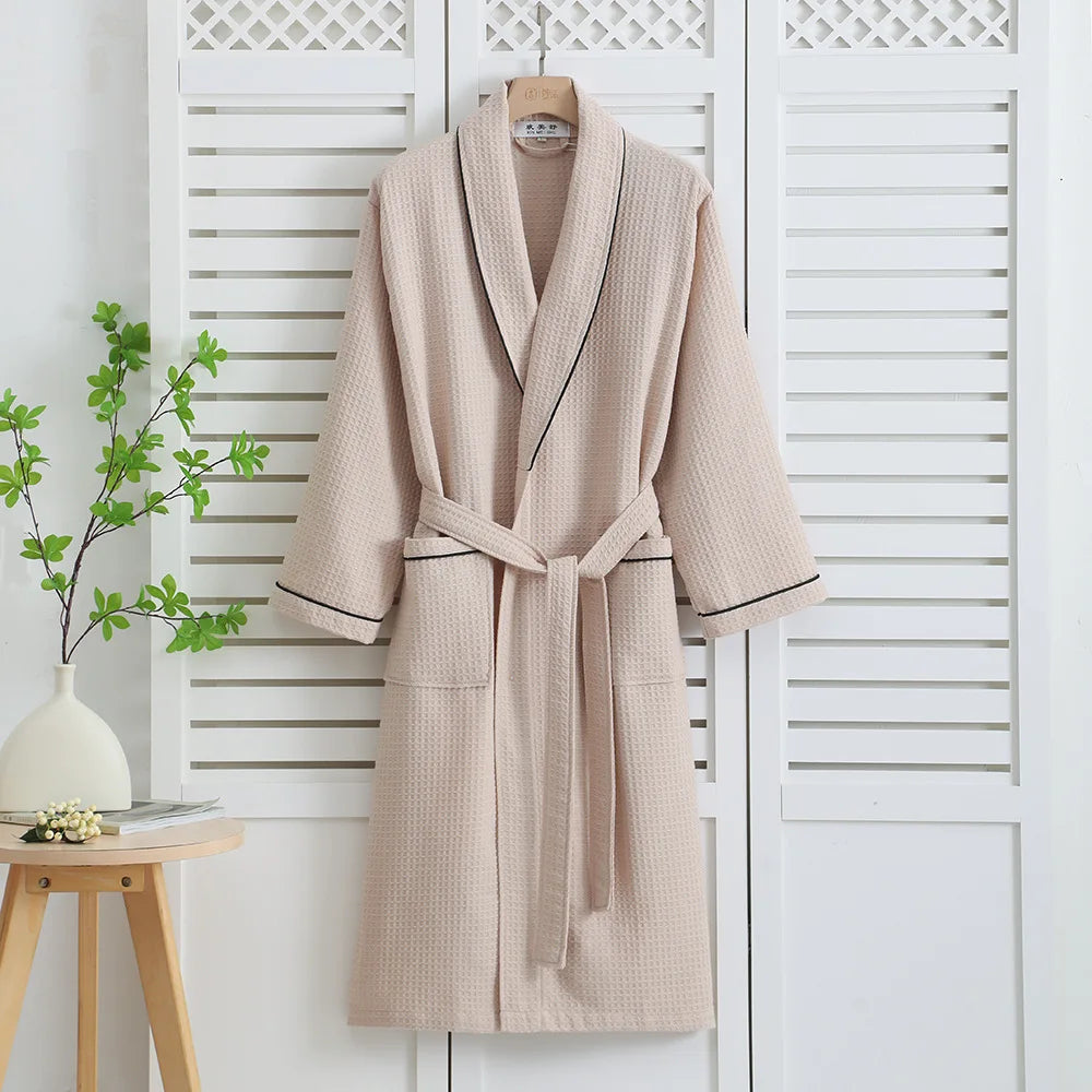 Peignoir de bain femme coton