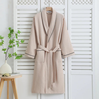 Peignoir de bain femme coton