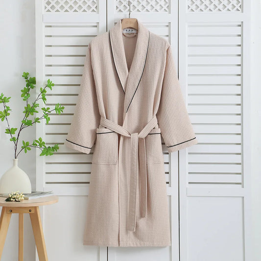 Peignoir de bain femme coton