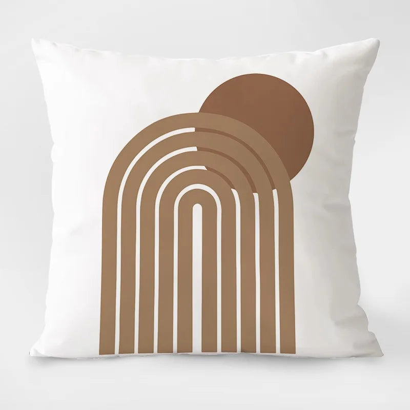 Housse de coussin blanc