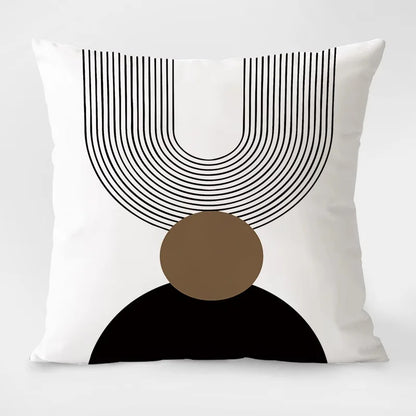 Housse de coussin blanc