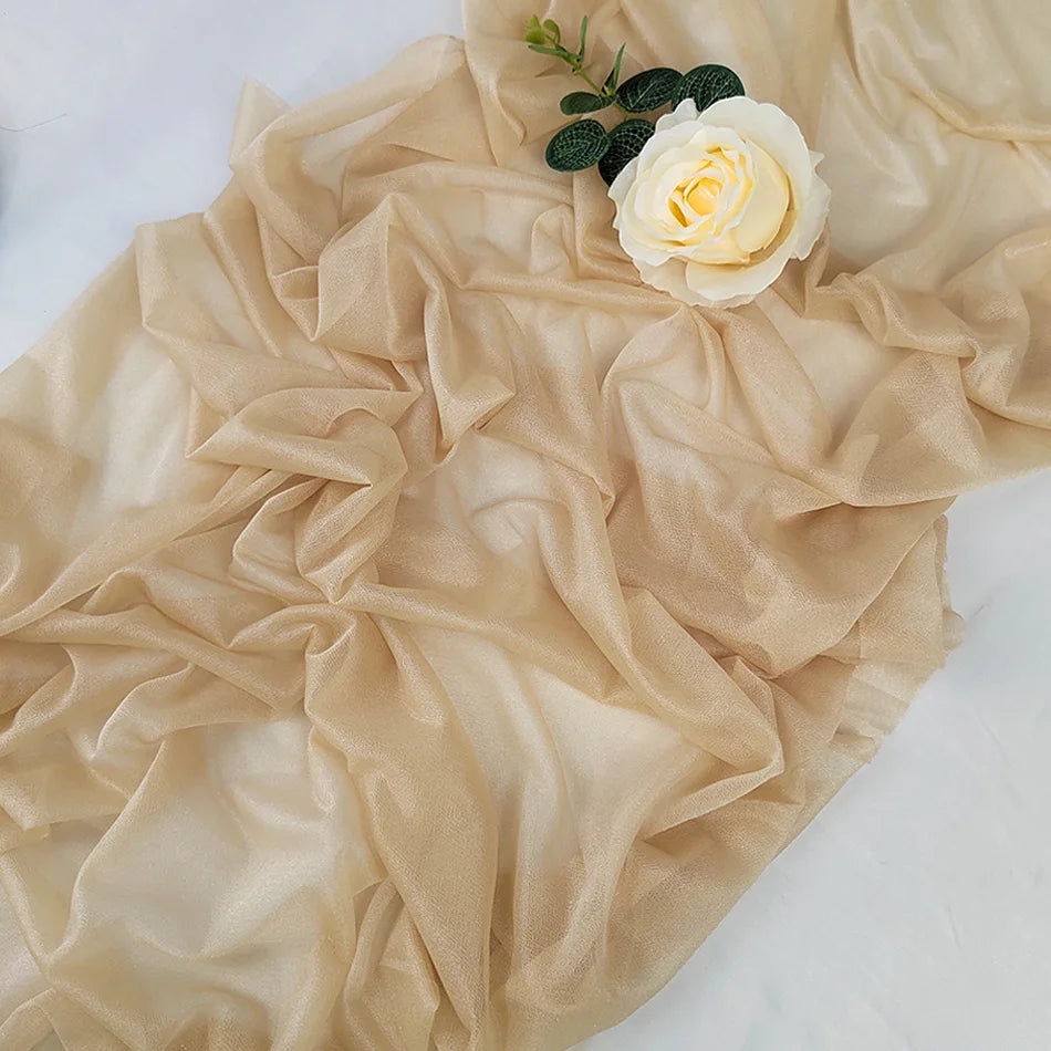 Chemin de table rose