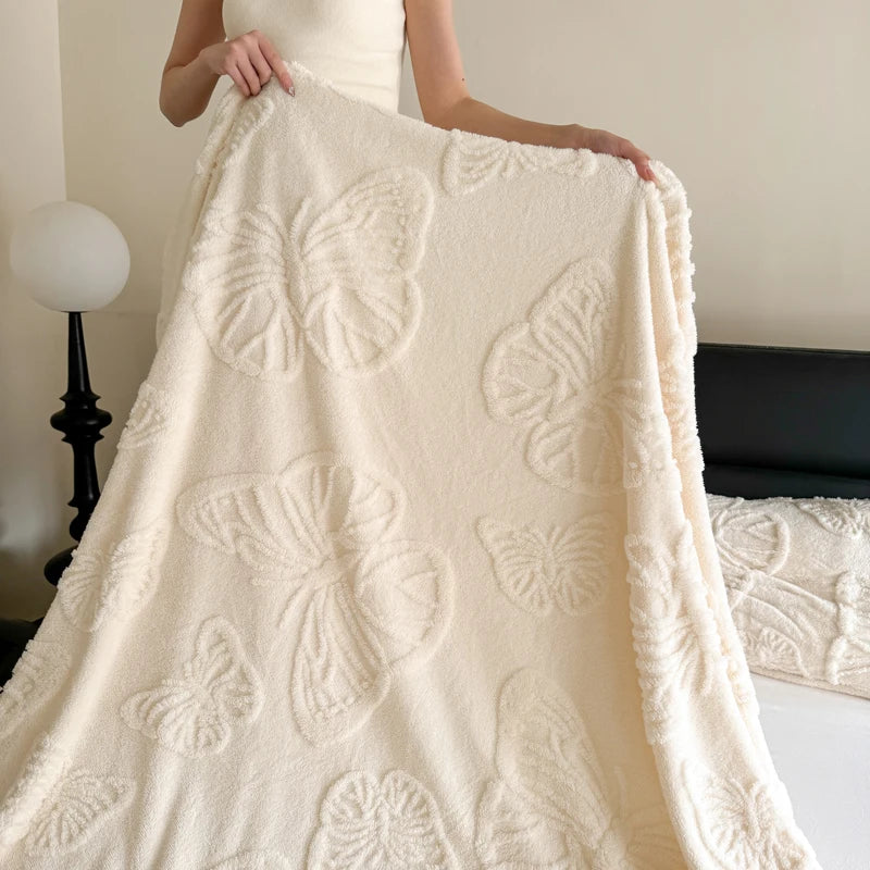 Jete de lit en coton